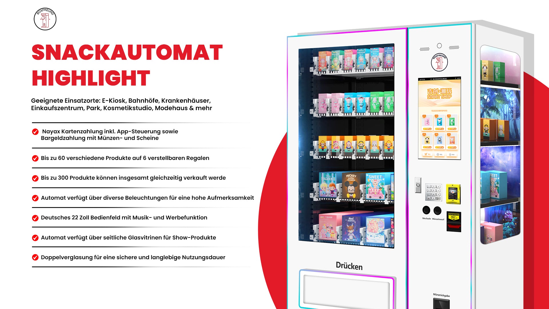 Snackautomat Highlight – Info