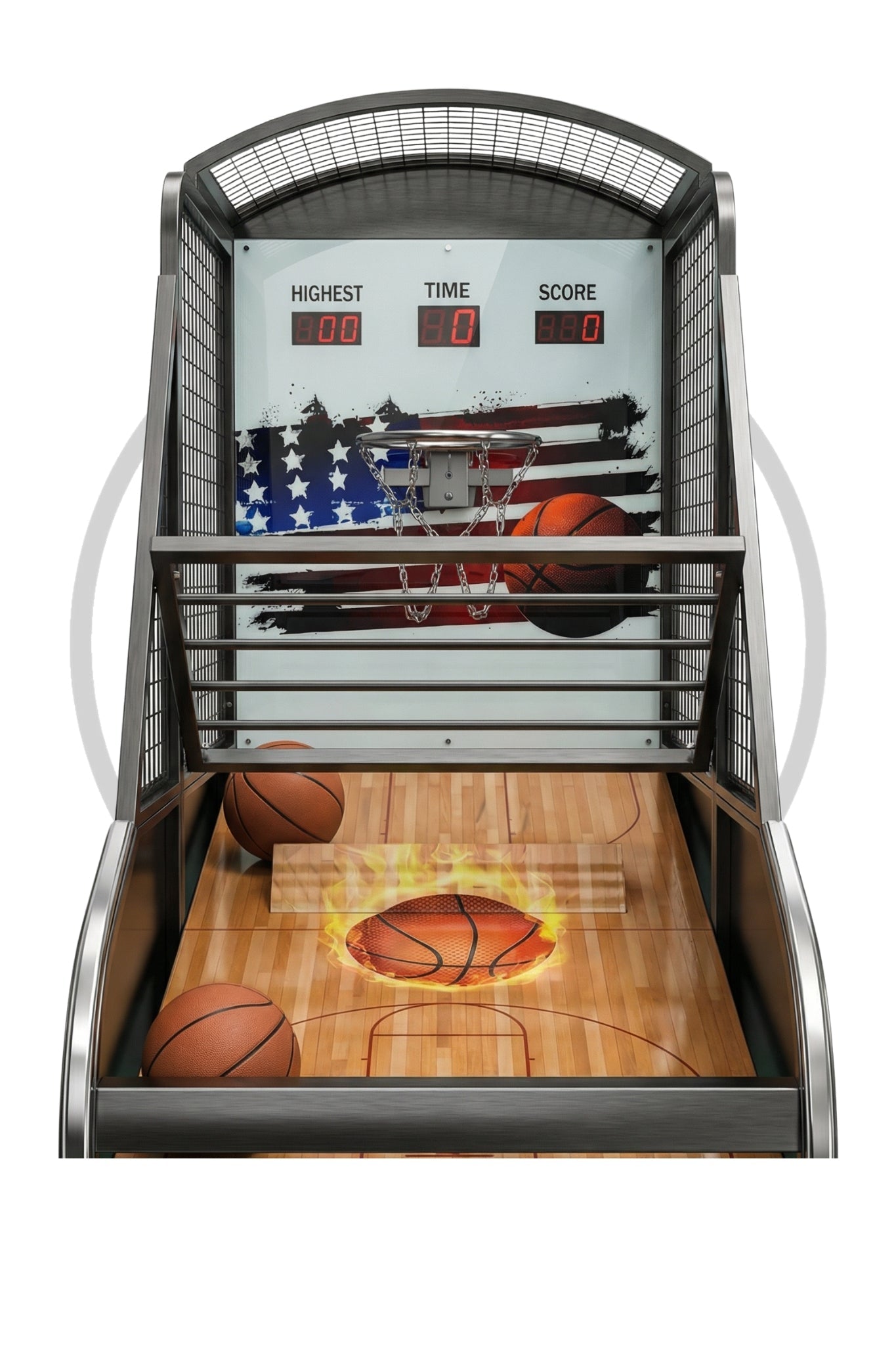 Basketballautomat Classic - BoxfreundSpielautomatenBasketballautomat Classic – Ansicht 2