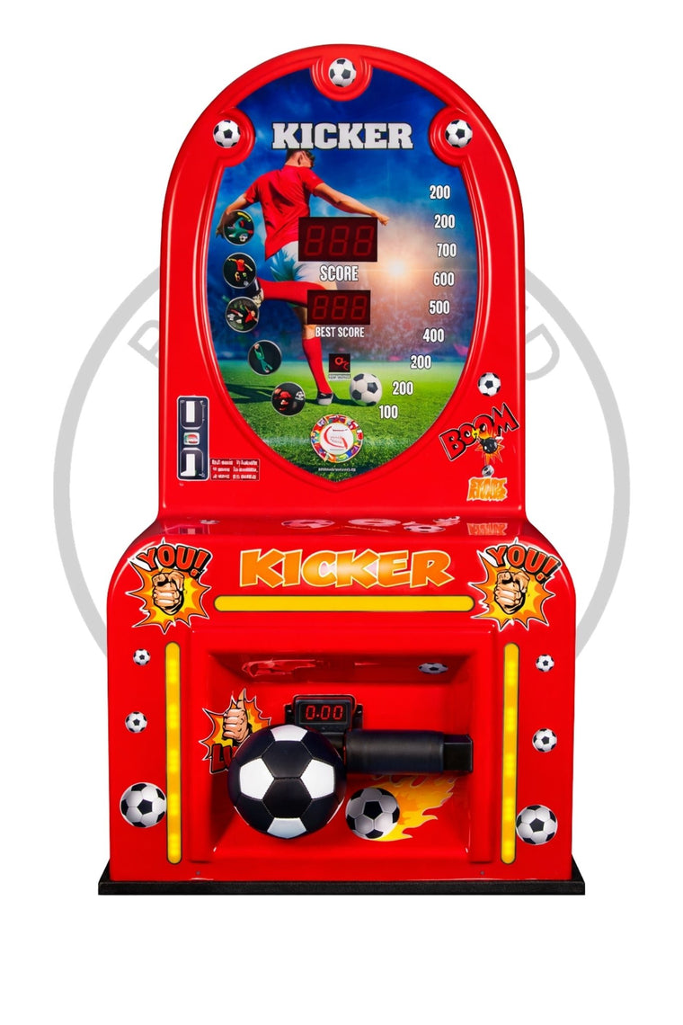 Fußball-Kicker Automat mit Münzwurf