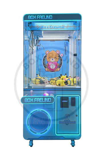 Greifautomat Greifer Claw Machine Trosptreis mit Münz - und Scheinwurf - BoxfreundSpielautomatenGreifautomat Greifer Claw Machine Trosptreis mit Münz - und Scheinwurf