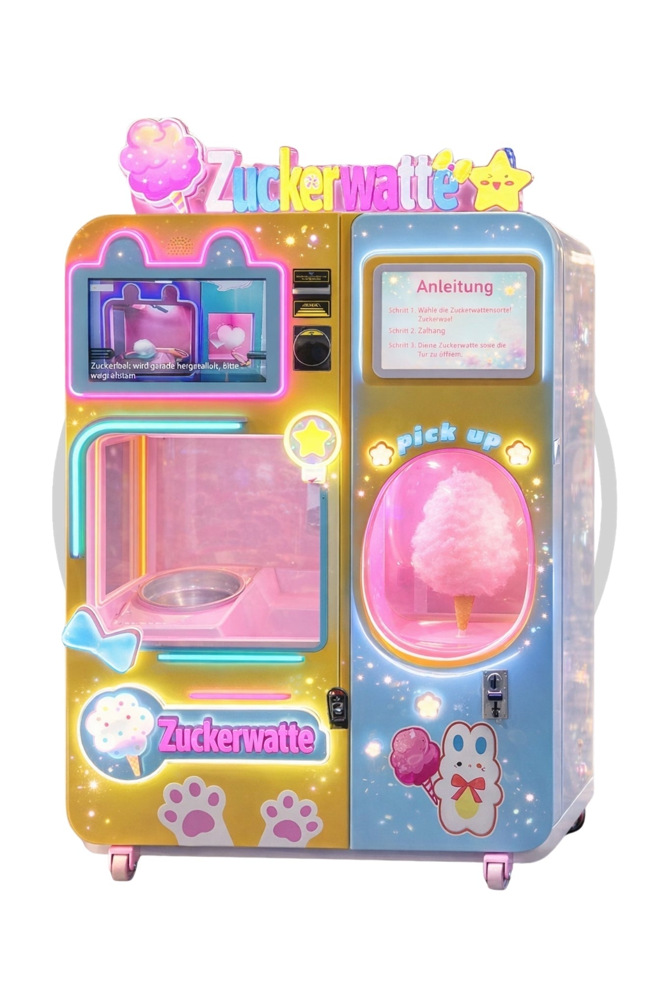 Sweet Heart Zuckerwatteautomat - BoxfreundWarenverkaufautomatenSweet Heart Zuckerwattemaschine
