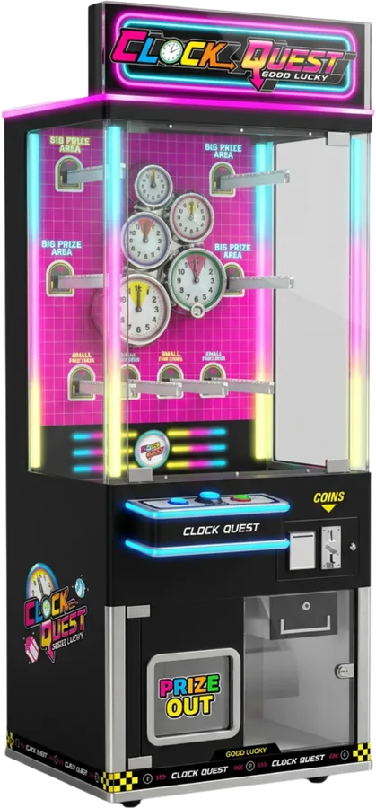 Clock Quest Timing Spielautomat mit Trostpreisfunktion inkl. Kartenzahlung