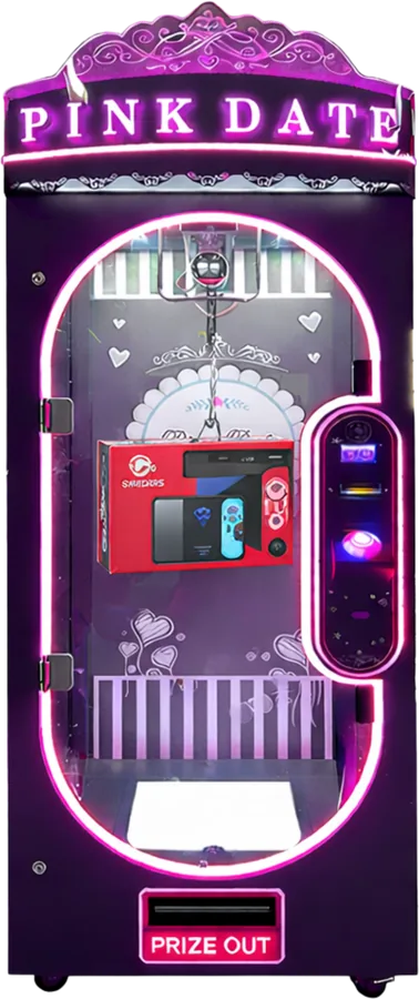 Pink Date Scherenautomat Scheinwurf- und Münzwurf